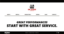 Desktop Screenshot of onstageservices.com